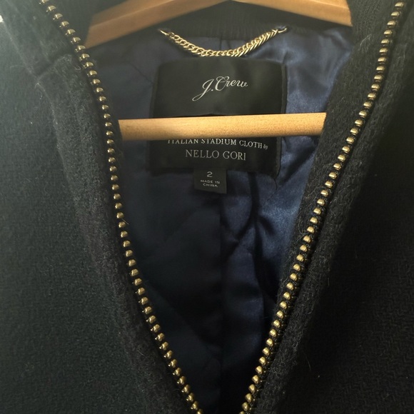 J. Crew Italian Stadium Cloth Wool Coat - Picture 3 of 3